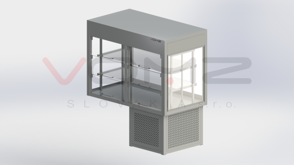 Refrigerated self-service display cabinet